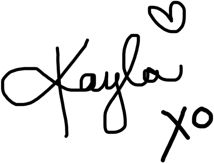 Kayla's Signature